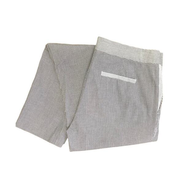 Classic Gray and White Checkered Women's Pants Sz 4 Brooks Brothers (Red Fleece) - Picture 1 of 8